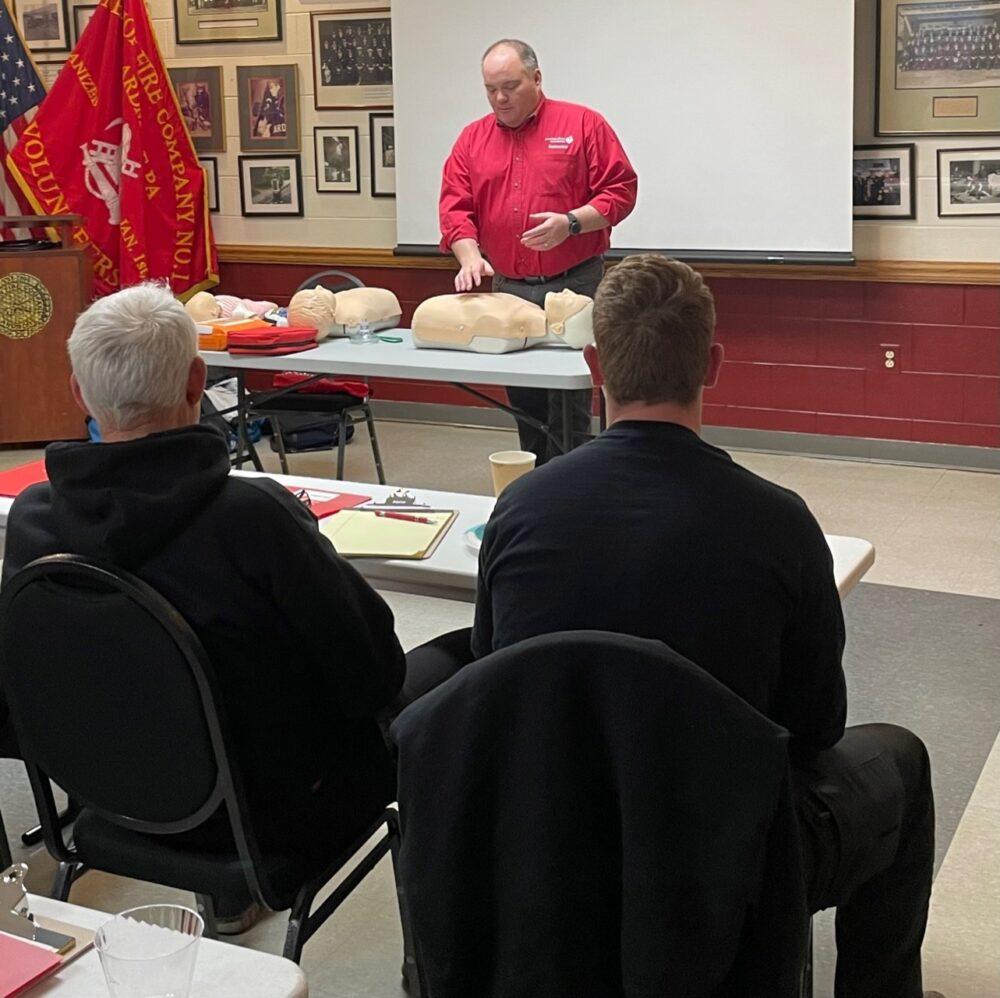 American Heart Association's Heartsaver CPR/AED/First Aid Course with Bobs Red Trucks